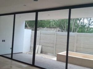 Instalación de vidrios y aluminios en Cancún